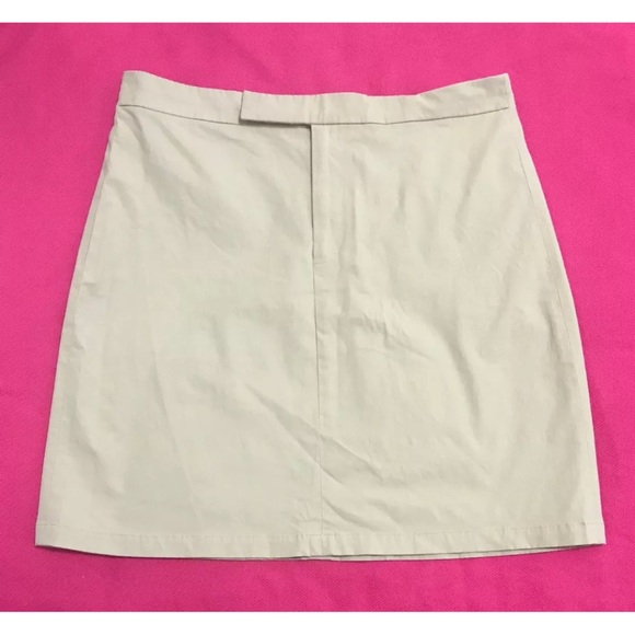 Banana Republic Dresses & Skirts - BANANA REPUBLIC Khaki Stretch A-Line Skirt